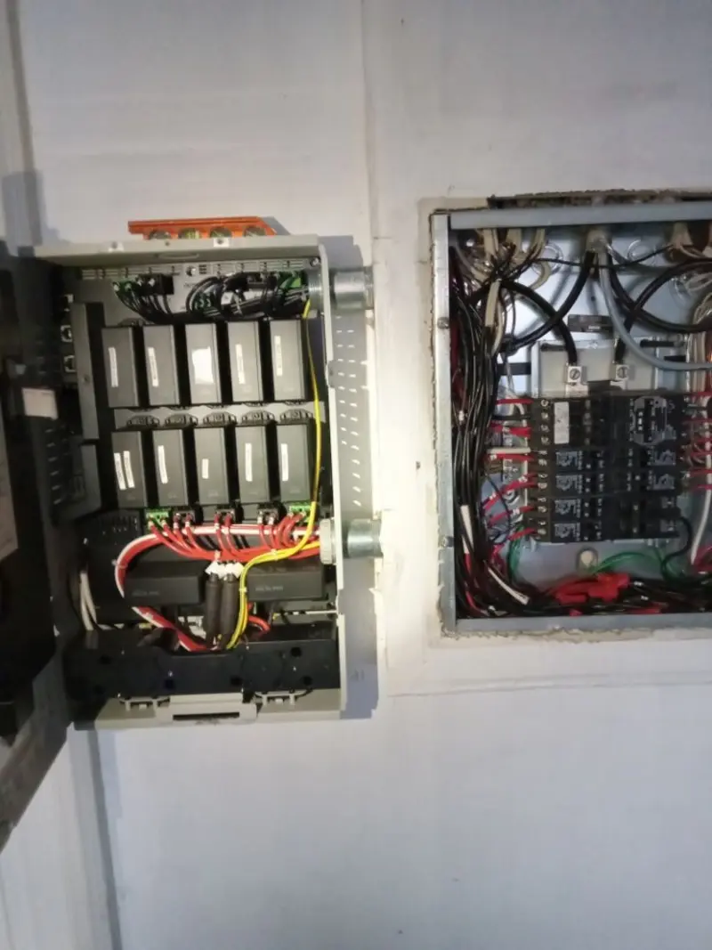 Electrical panel upgrade completed for Ring Doorbell Installation in Cresco